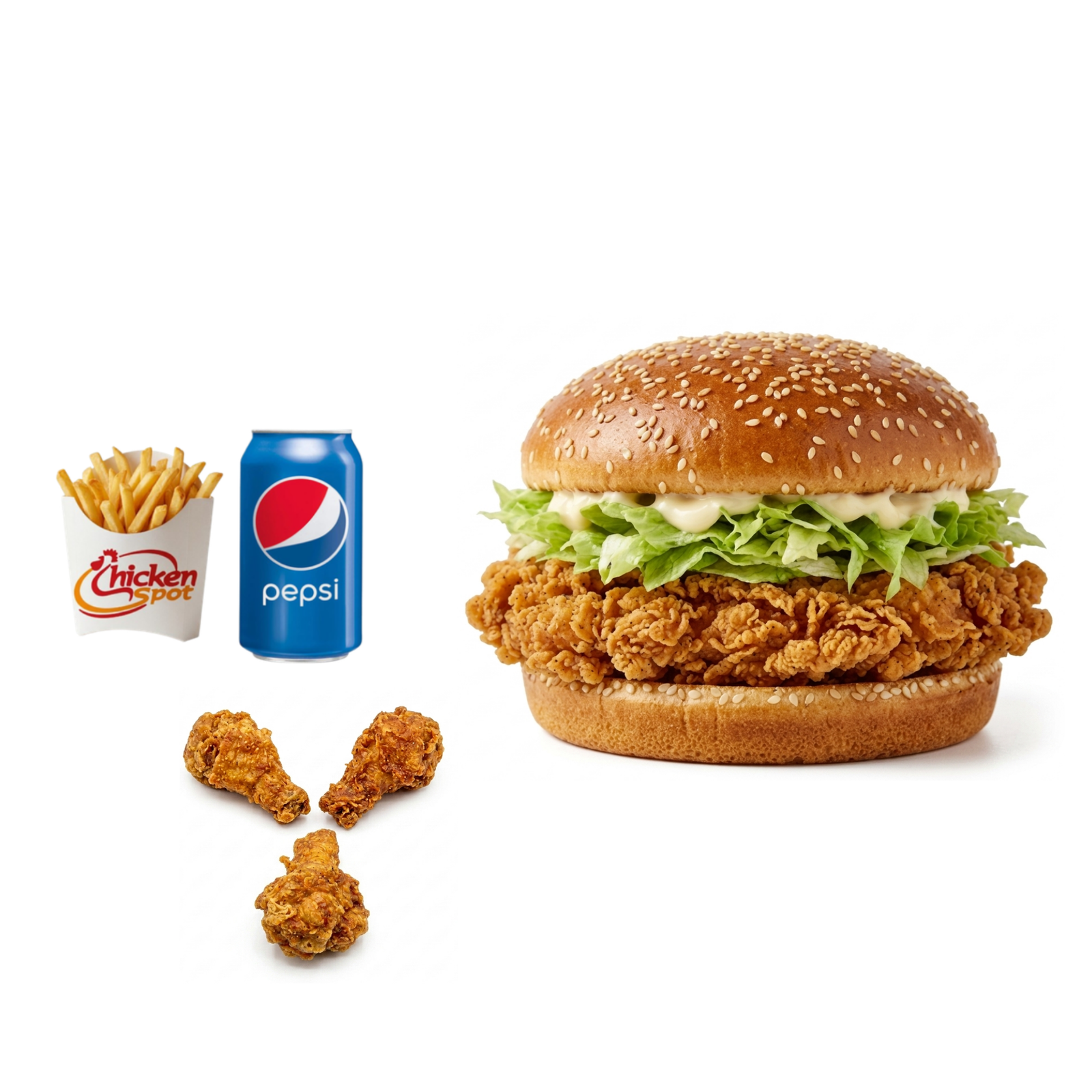 Burger Combo Box